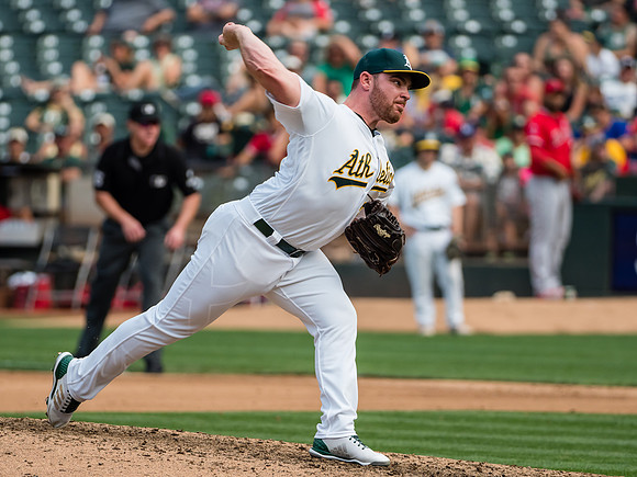MLB: Los Angeles Angels at Oakland Athletics