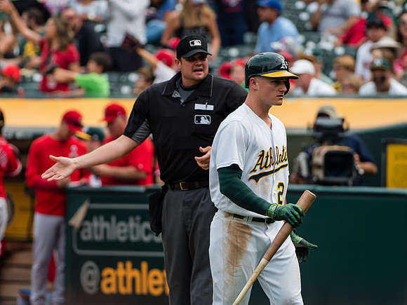 MLB: Los Angeles Angels at Oakland Athletics
