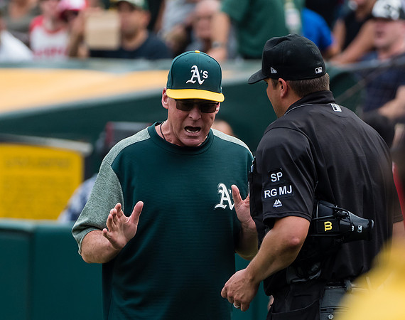 MLB: Los Angeles Angels at Oakland Athletics
