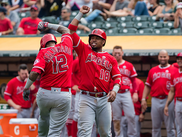 MLB: Los Angeles Angels at Oakland Athletics
