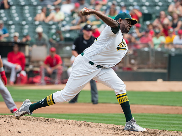 MLB: Los Angeles Angels at Oakland Athletics