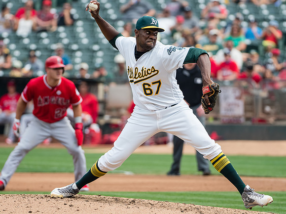 MLB: Los Angeles Angels at Oakland Athletics