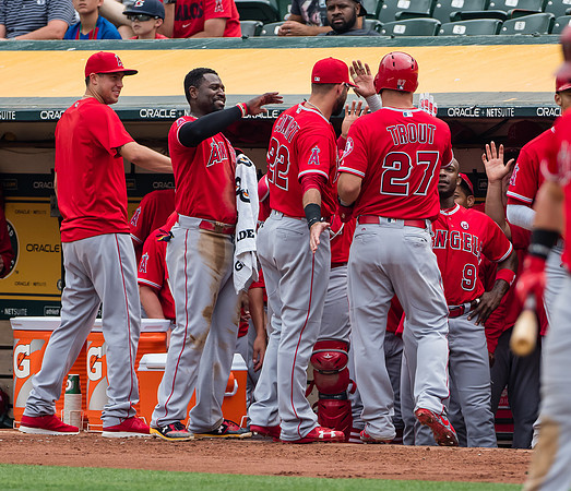 MLB: Los Angeles Angels at Oakland Athletics