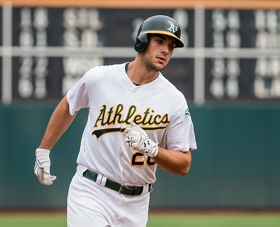 MLB: Los Angeles Angels at Oakland Athletics