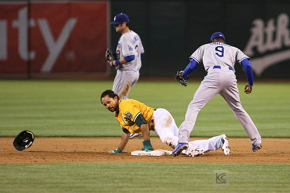 MLB: Los Angeles Dodgers at Oakland Athletics