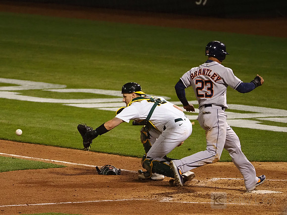 MLB: Houston Astros at Oakland Athletics