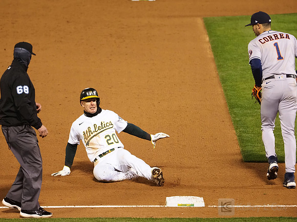 MLB: Houston Astros at Oakland Athletics