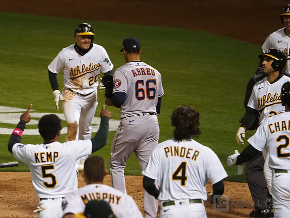 MLB: Houston Astros at Oakland Athletics