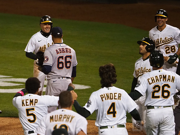 MLB: Houston Astros at Oakland Athletics