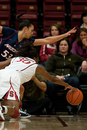 NCAA WOMEN'S BASKETBALL 2011 - Jan 6 - Arizona at Stanford