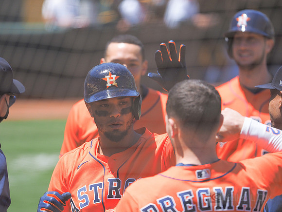 MLB: Houston Astros at Oakland Athletics
