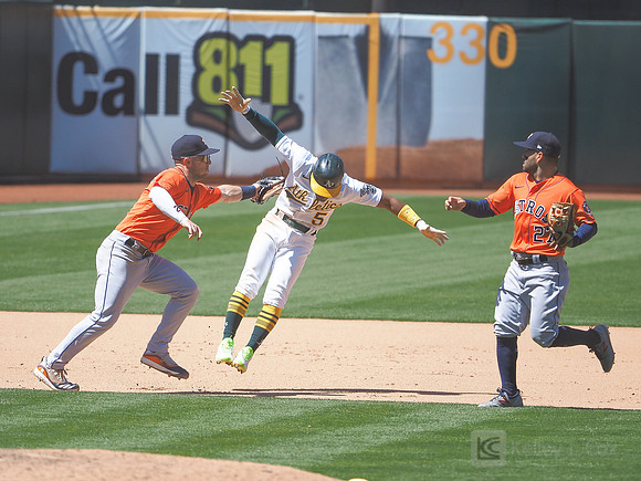 MLB: Houston Astros at Oakland Athletics