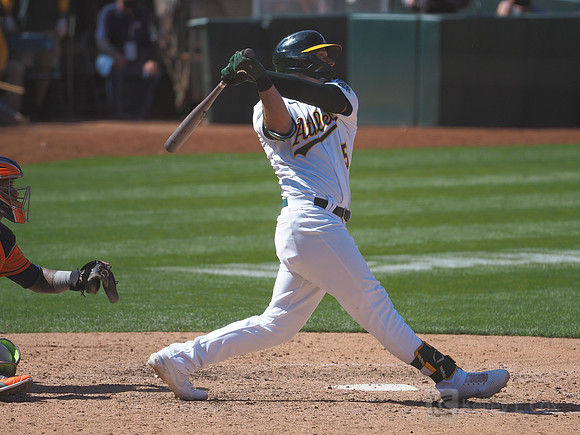 MLB: Houston Astros at Oakland Athletics