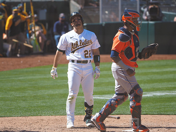MLB: Houston Astros at Oakland Athletics