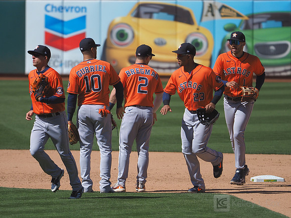 MLB: Houston Astros at Oakland Athletics