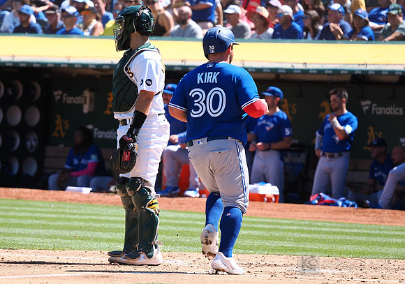 MLB: Toronto Blue Jays at Oakland Athletics