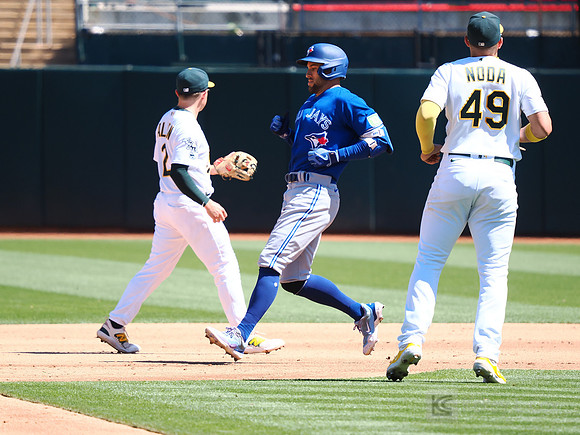MLB: Toronto Blue Jays at Oakland Athletics