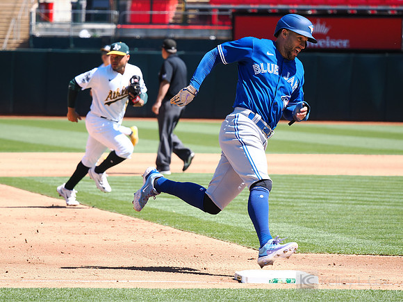MLB: Toronto Blue Jays at Oakland Athletics