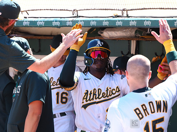 MLB: Toronto Blue Jays at Oakland Athletics
