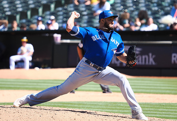 MLB: Toronto Blue Jays at Oakland Athletics