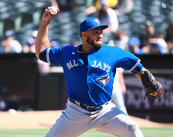 MLB: Toronto Blue Jays at Oakland Athletics