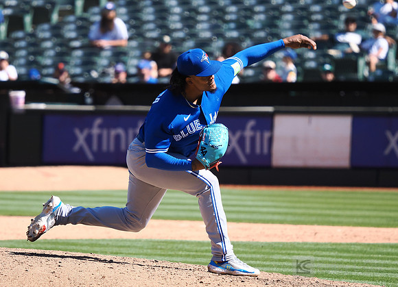 MLB: Toronto Blue Jays at Oakland Athletics