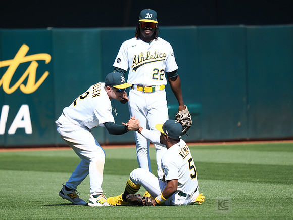 MLB: Toronto Blue Jays at Oakland Athletics