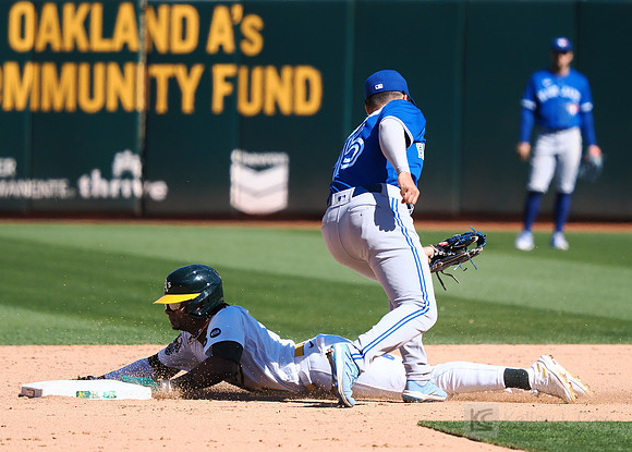 MLB: Toronto Blue Jays at Oakland Athletics