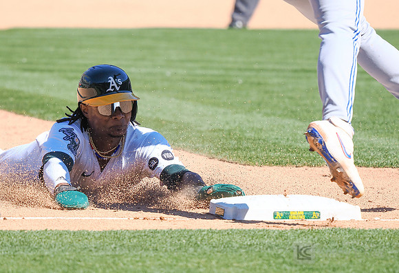 MLB: Toronto Blue Jays at Oakland Athletics