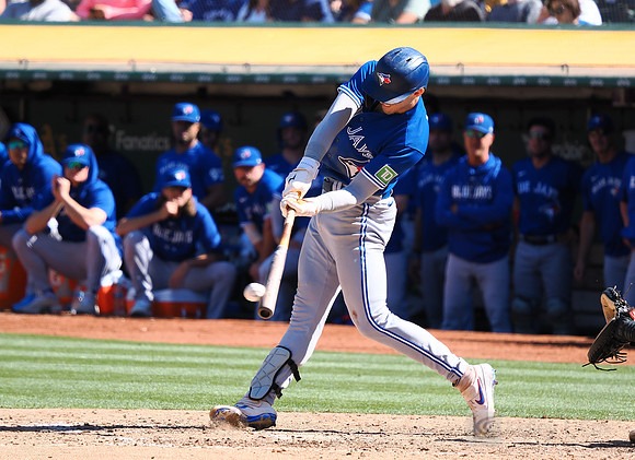 MLB: Toronto Blue Jays at Oakland Athletics