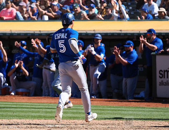 MLB: Toronto Blue Jays at Oakland Athletics
