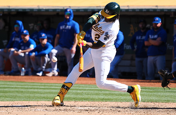 MLB: Toronto Blue Jays at Oakland Athletics