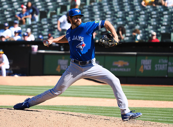 MLB: Toronto Blue Jays at Oakland Athletics