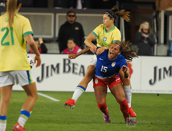 Soccer: International Women's Friendly-Brazil at USWNT