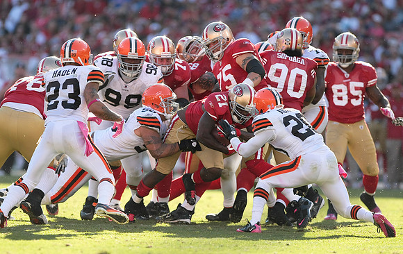 NFL: Browns at 49ers