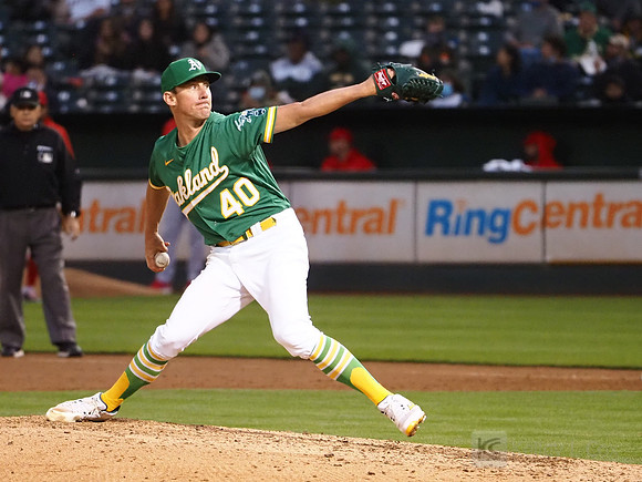 MLB: Los Angeles Angels at Oakland Athletics