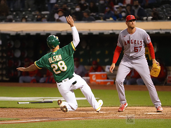 MLB: Los Angeles Angels at Oakland Athletics