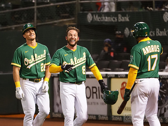 MLB: Los Angeles Angels at Oakland Athletics
