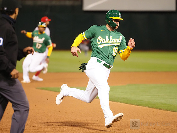 MLB: Los Angeles Angels at Oakland Athletics