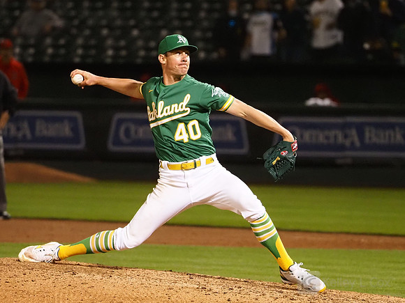 MLB: Los Angeles Angels at Oakland Athletics