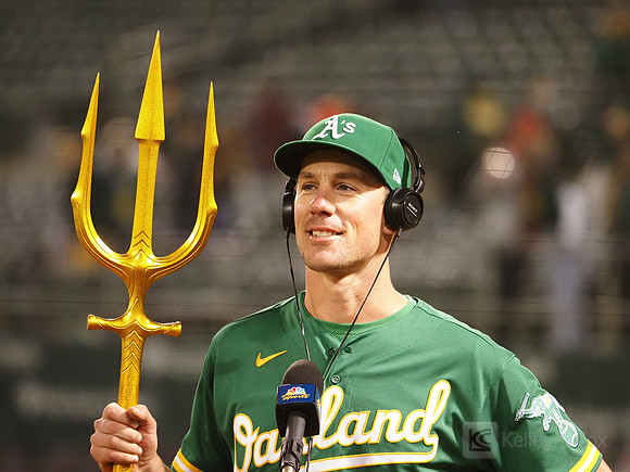 MLB: Los Angeles Angels at Oakland Athletics
