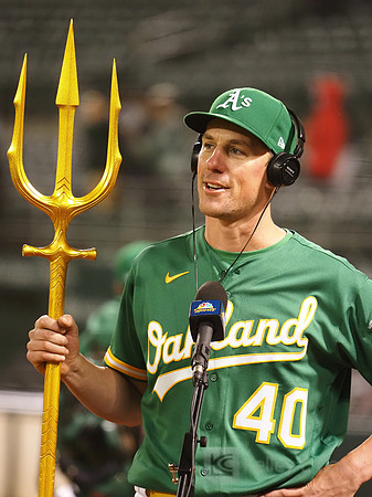 MLB: Los Angeles Angels at Oakland Athletics