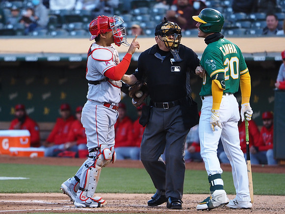 MLB: Los Angeles Angels at Oakland Athletics