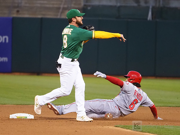 MLB: Los Angeles Angels at Oakland Athletics