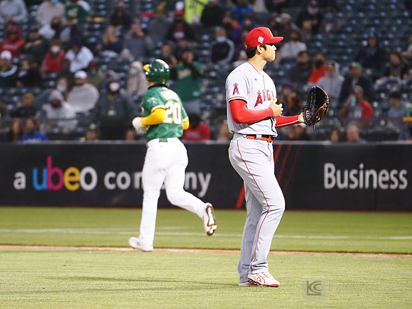 MLB: Los Angeles Angels at Oakland Athletics