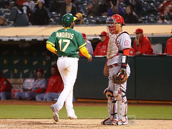 MLB: Los Angeles Angels at Oakland Athletics