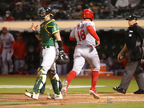 MLB: Los Angeles Angels at Oakland Athletics