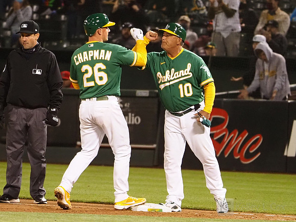 MLB: Los Angeles Angels at Oakland Athletics