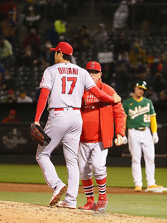 MLB: Los Angeles Angels at Oakland Athletics