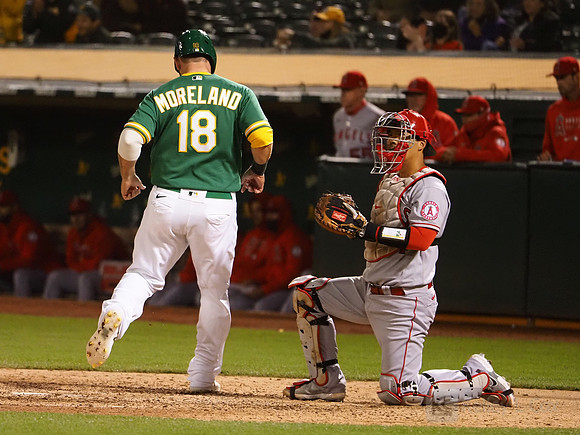MLB: Los Angeles Angels at Oakland Athletics